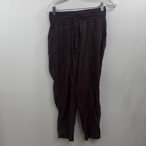 Lululemon Dance Studio Cropped Pants  Chocolate brown size 4.